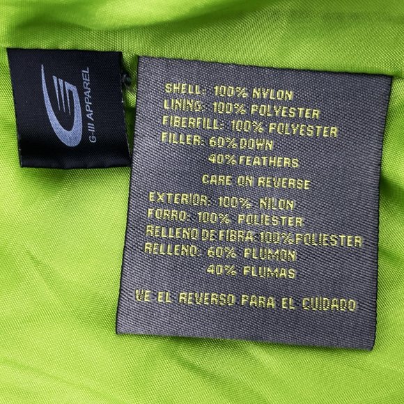 Kenneth Cole Reaction Vest Mens Large Down Puffer Jacket Feathers Full Zip Gray - Picture 5 of 9